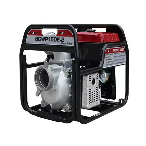 Senci 6 Inch Gasoline Engine Water Pump - Color: Red & Black