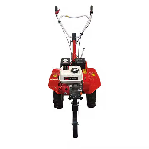 Senci Sc90-Iii Farm Machine Mini Power Tiller - Color: Red & Black