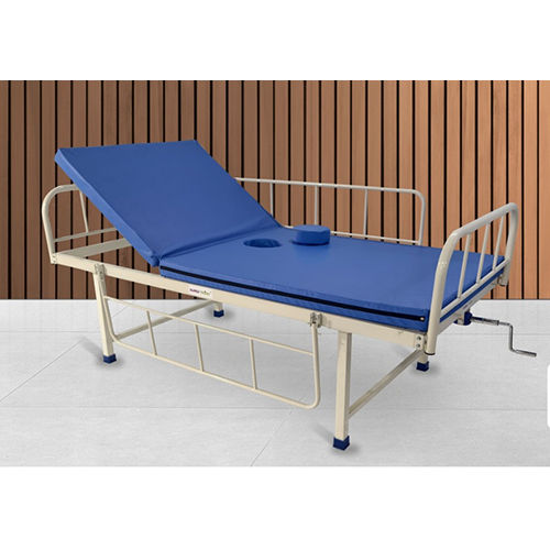 Commode Hospital Cot Single Function Bed - Color: Different Available