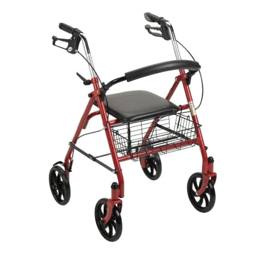 Portable Rollator Walker - Material: Aluminum