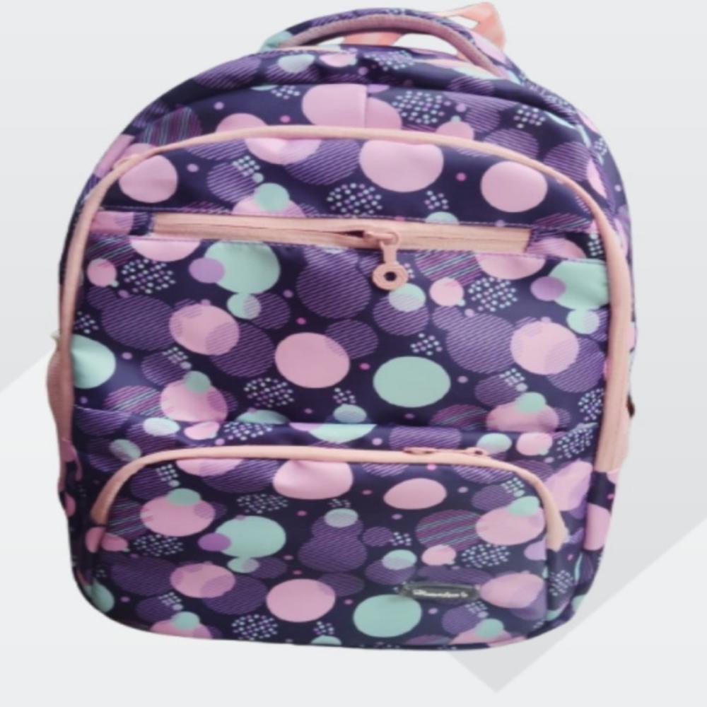 Printed School Backpack - Standard Size | Multicolor Design, Ideal For School Use, Versatile Storage Options