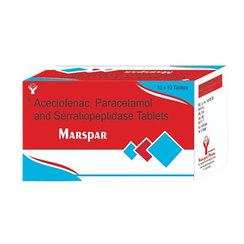 Aceclofenac Paracetamol And Serratiopeptidase Tablets - Drug Type: General Medicines