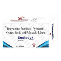 Doxylamine Succinate Pyridoxine Hydrochloride And Folic Acid Tablets