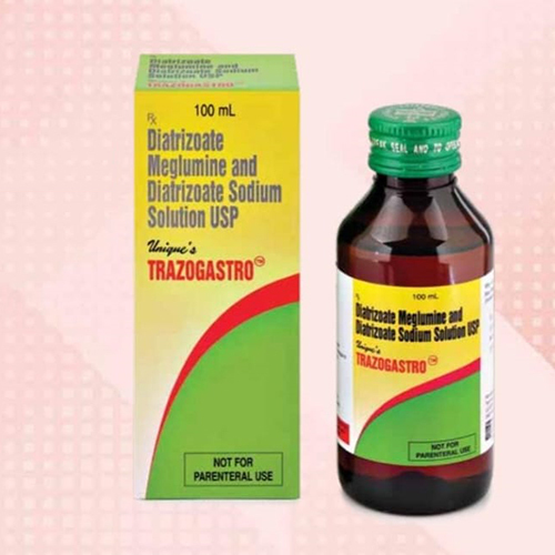 100 मिलीलीटर डायट्रिज़ोएट मेग्लुमाइन और डायट्रिज़ोएट सोडियम सॉल्यूशन यूएसपी