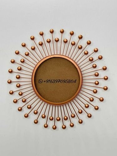 Rose Gold Iron mirror frame