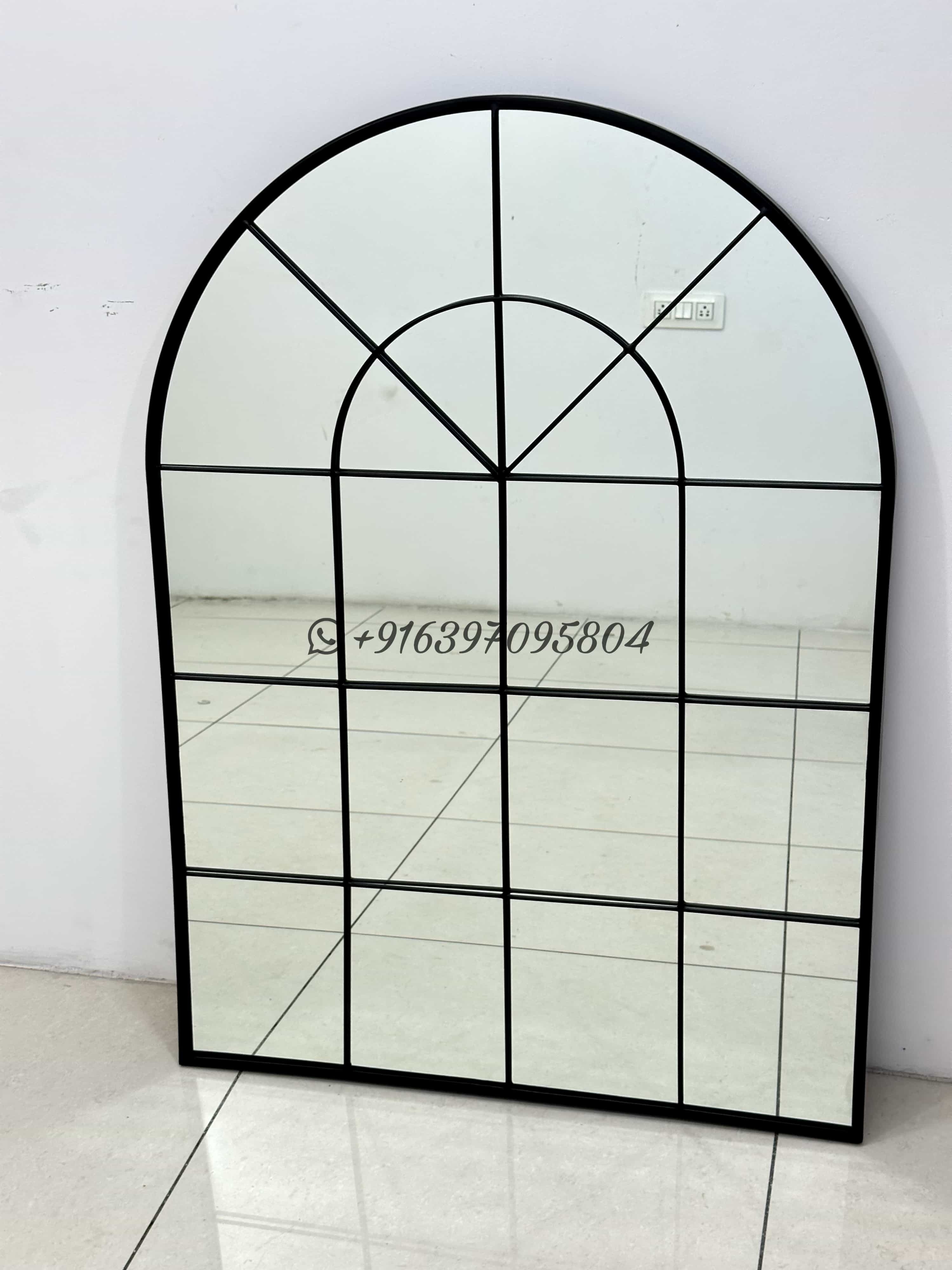 Wall Mirror Black - Shape: Framed
