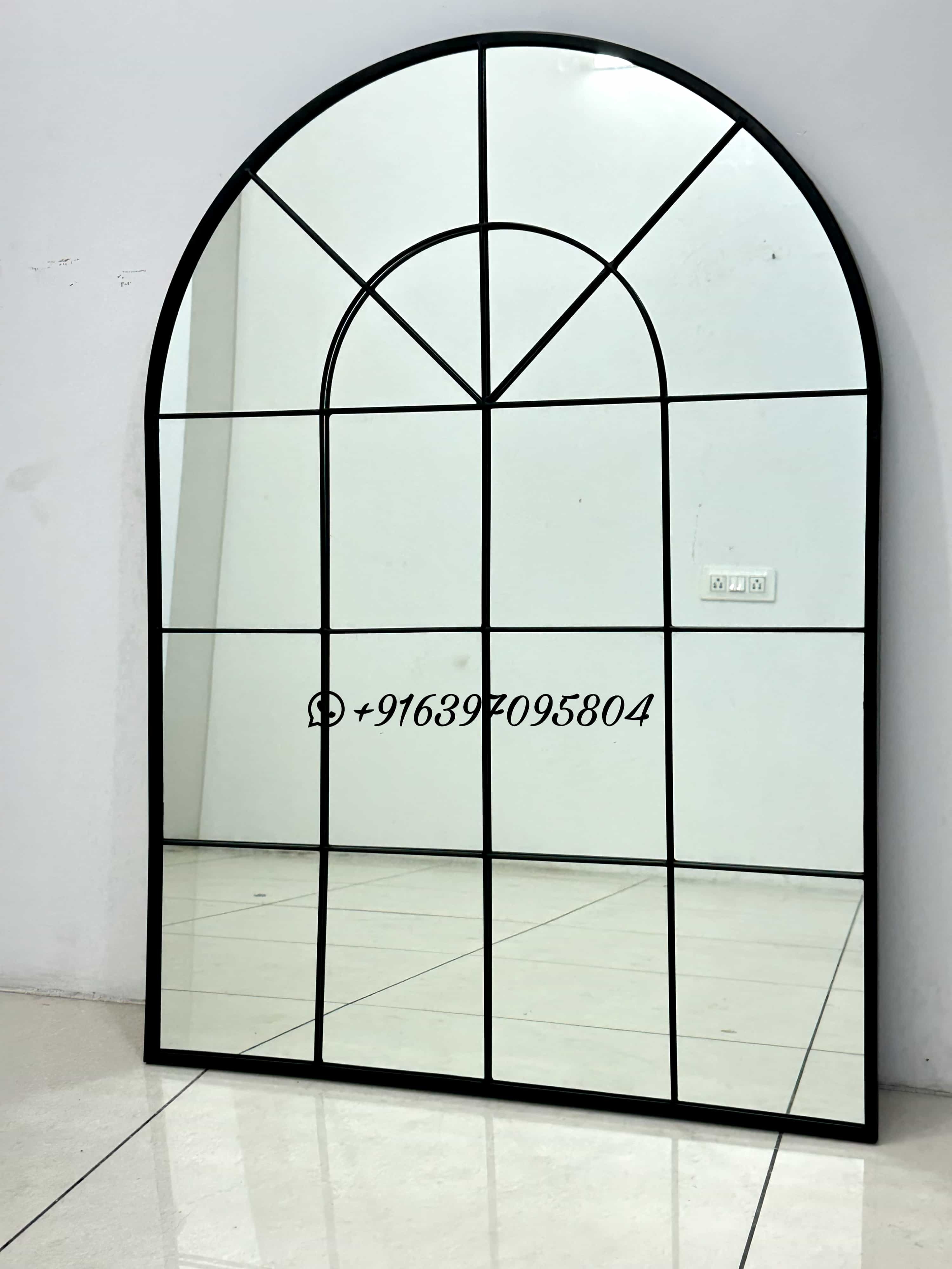 Wall Mirror Black - Shape: Framed