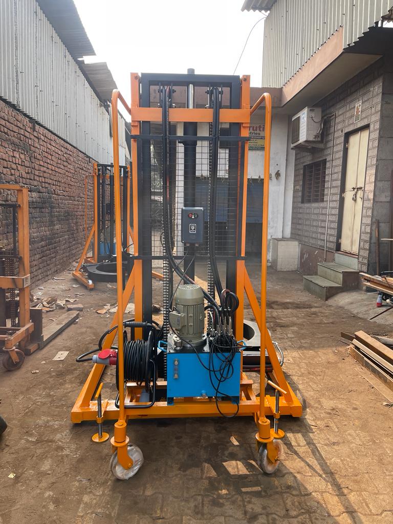 Battery Electric Hydraulic Paper Roll Stacker - Attributes: Durable