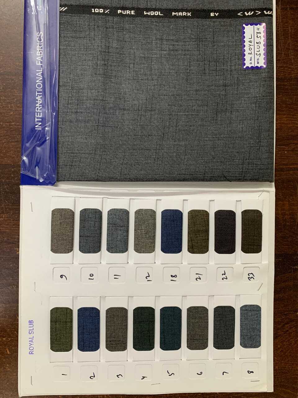 Royal Slub Suiting Fabric