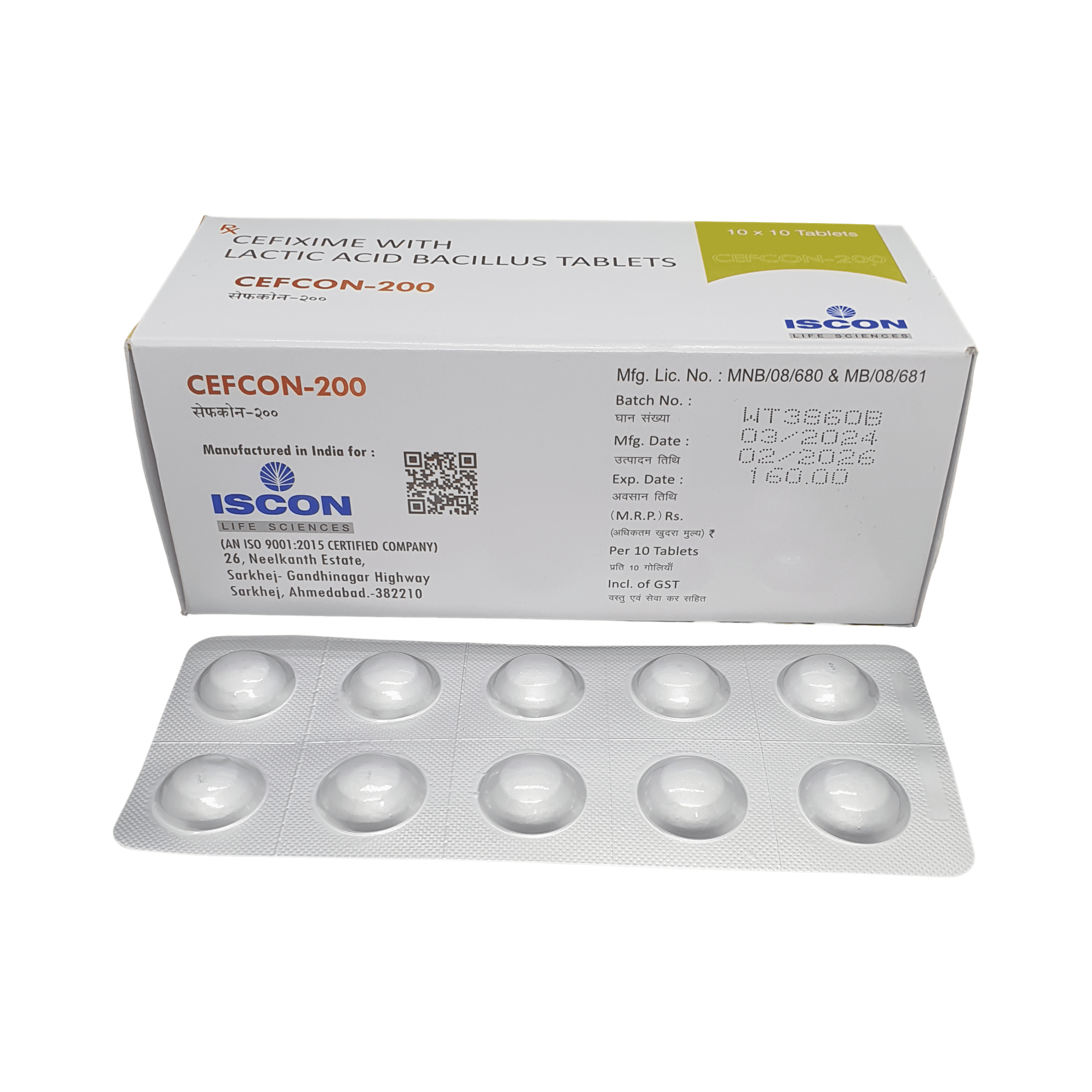 Cefcon-200 Tab General Medicines