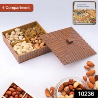 Plastic Multipurpose Dry Fruit Chocolates Mouth Box (1 Pc)