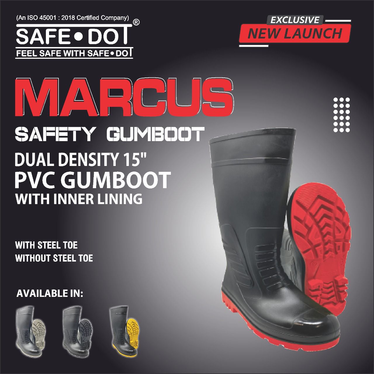 Safety PVC Gumboots