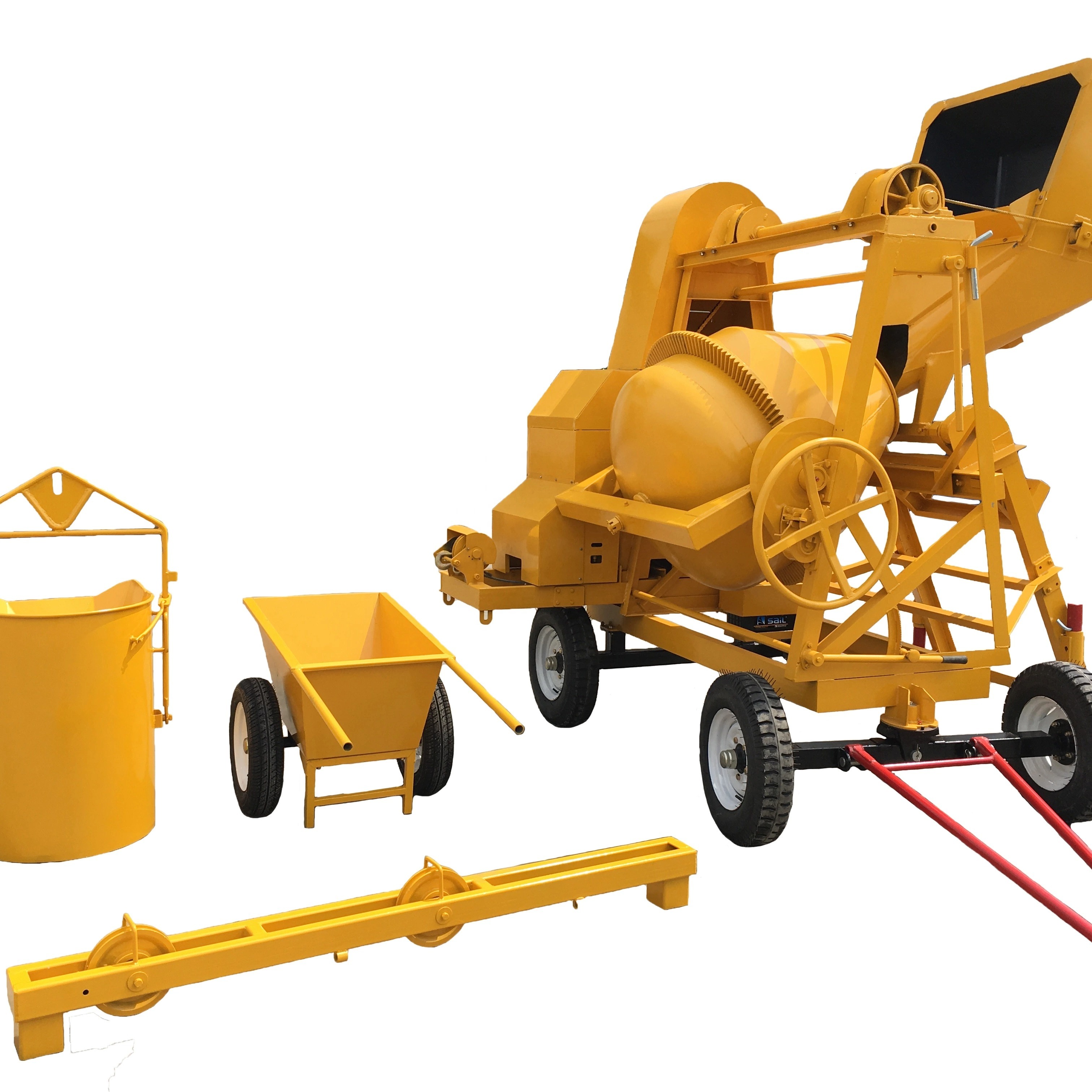 Concrete Mixer Machine - Stainless Steel, 150x100x130 Cm, High Speed 20 Rpm, 100 Kg Hopper Capacity | Automatic Feeding, Low Energy Consumption, Plc Control