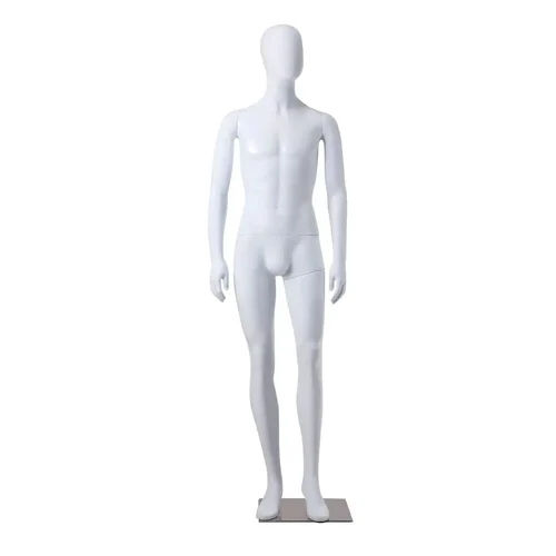 Full Male White Mannequin - Gender: Men