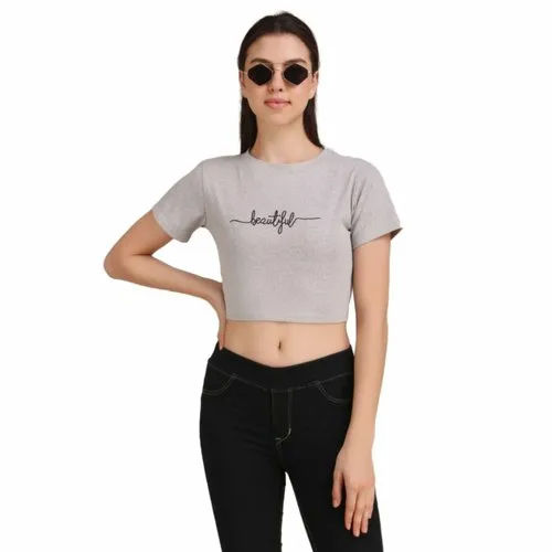 Hosiery Crop Top