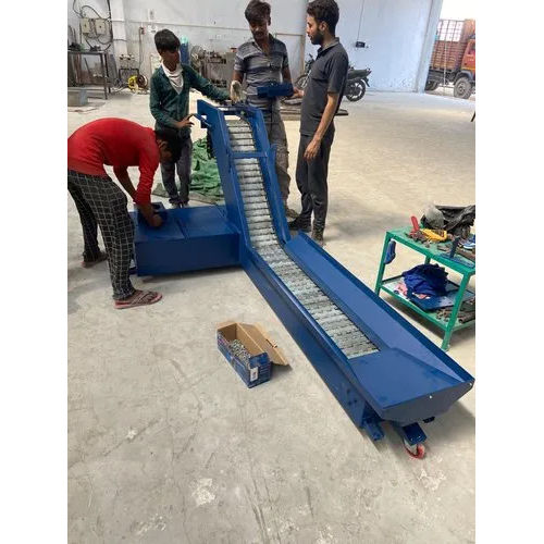 Hinge Belt Conveyor - Color: Blue