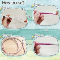 Metallic Finish Cable Spiral Protector / Wire Repair / Pet Cord Protector / Headphone Saver