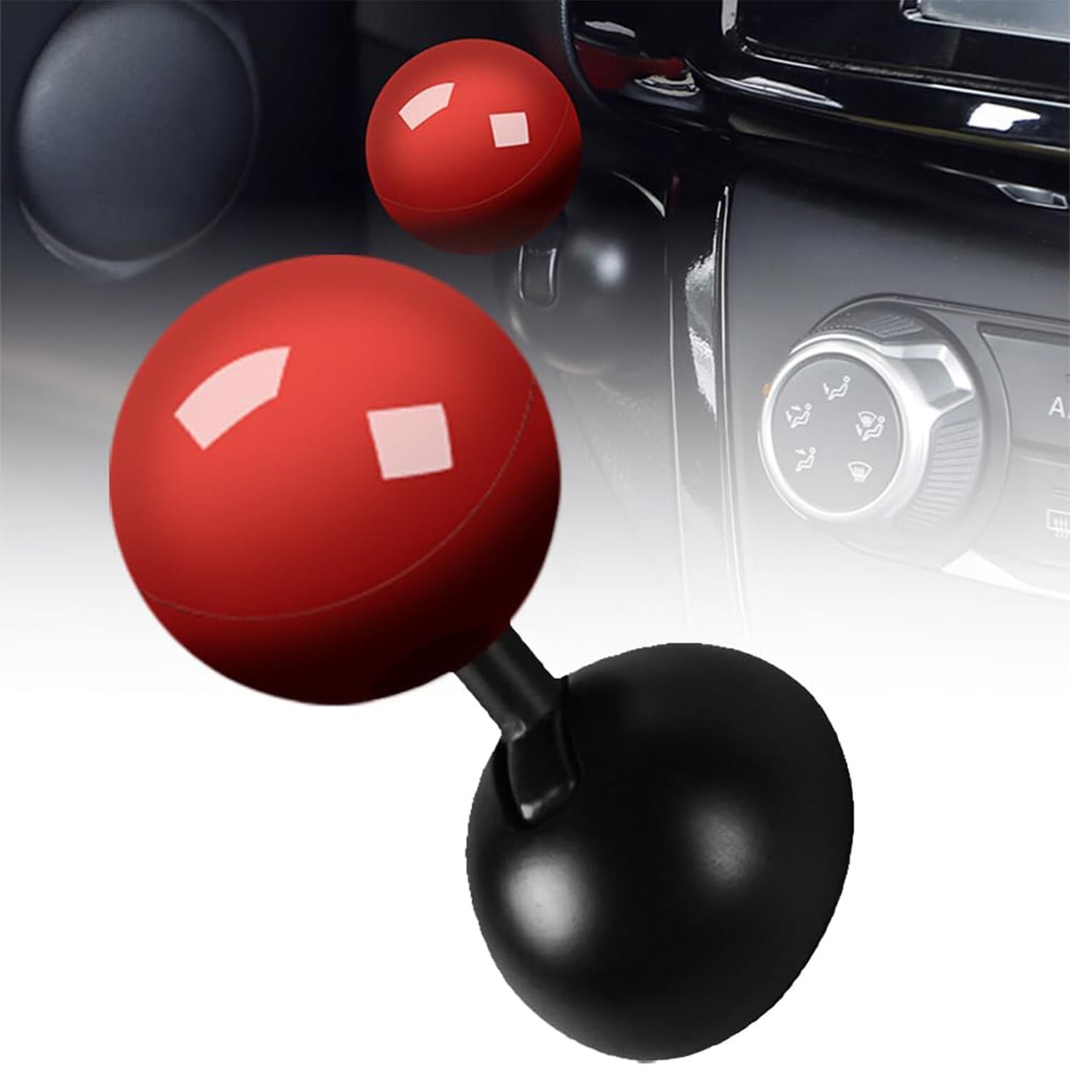 Car Push To Start Button Cover - Zinc Alloy & Plastic, 7.3x4.1cm, Red Color | Universal Fit For Engine Start & Stop Button, Easy Installation