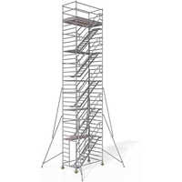 Aluminium Scaffolding Tower Ladder - 5 Meter Height | Durable Industrial Tool, Lightweight Design, Versatile Usage