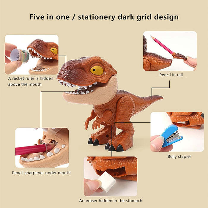 Dinosaur Stationery Set 5-in-1 Dinosaur