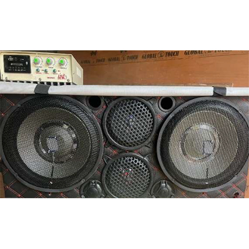 12 6 155 Double Magnet With Mono Amplifier - Color: As Per Requirement