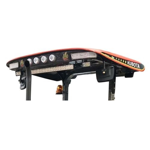 Fiber Tractor Roof Canopy With Frame - Material: Plastic / Steel