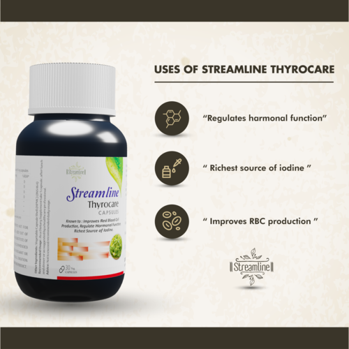 Streamline Thyrocare Capsules - Age Group: For Adults