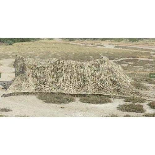Multispectral Camouflage Net MSCN - Lightweight Portable Design, 16 x 11 m Size | Sand/Desert Color for Army Vehicles