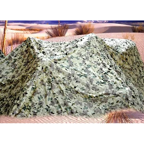 Military Camouflage Net - Polyester Material, Standard Size, Disruptive Pattern | Lightweight and Portable for Military Application