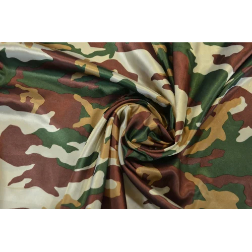 Satin Camouflage Fabric