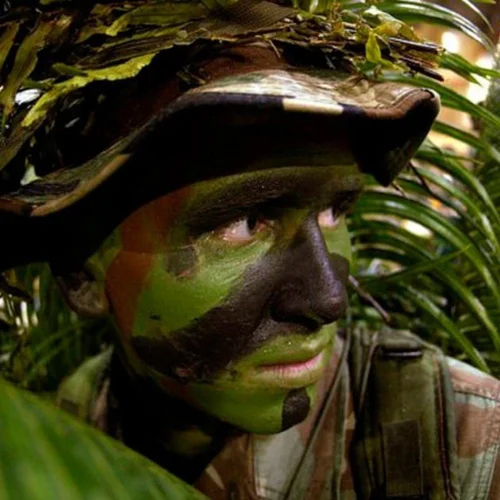 Camouflage Face Paint