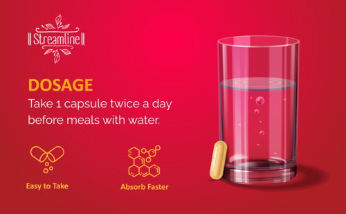 Streamline Dabicut Capsules - Herbal Dietary Supplement For Blood Sugar Management | Supports Insulin Sensitivity, Reduces Sugar Absorption, Promotes Metabolic Health, Antioxidant Benefits