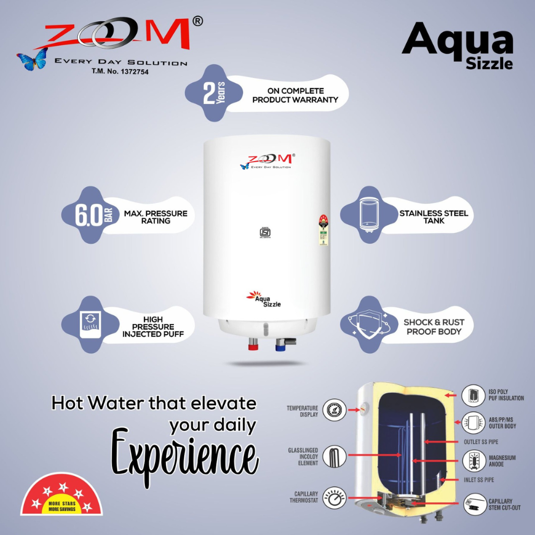 Water Heater 10 liter Aqua Sizzle