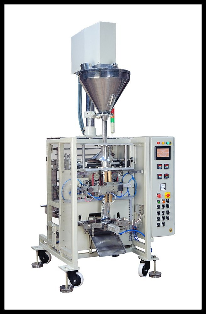 Automatic Collar Type Auger Filler Machine - 50-500 Gm Filling Range, 2 Kw Power Consumption | High-speed, Precise & Hygienic Filling For Powdered Materials