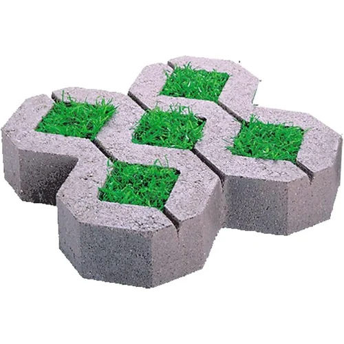 Grass Paver Block - Color: Grey