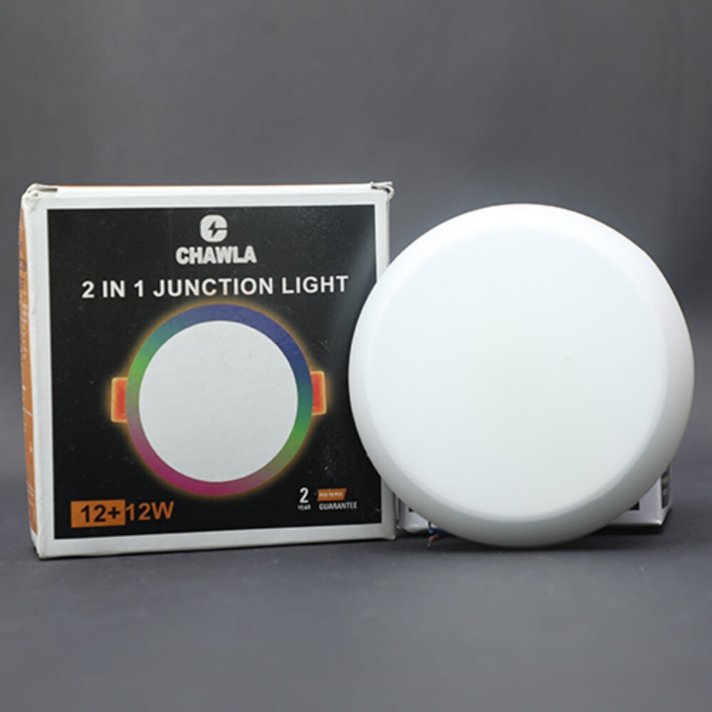 24W 2 In 1 Led Junction Light - Color: As Per Requirement