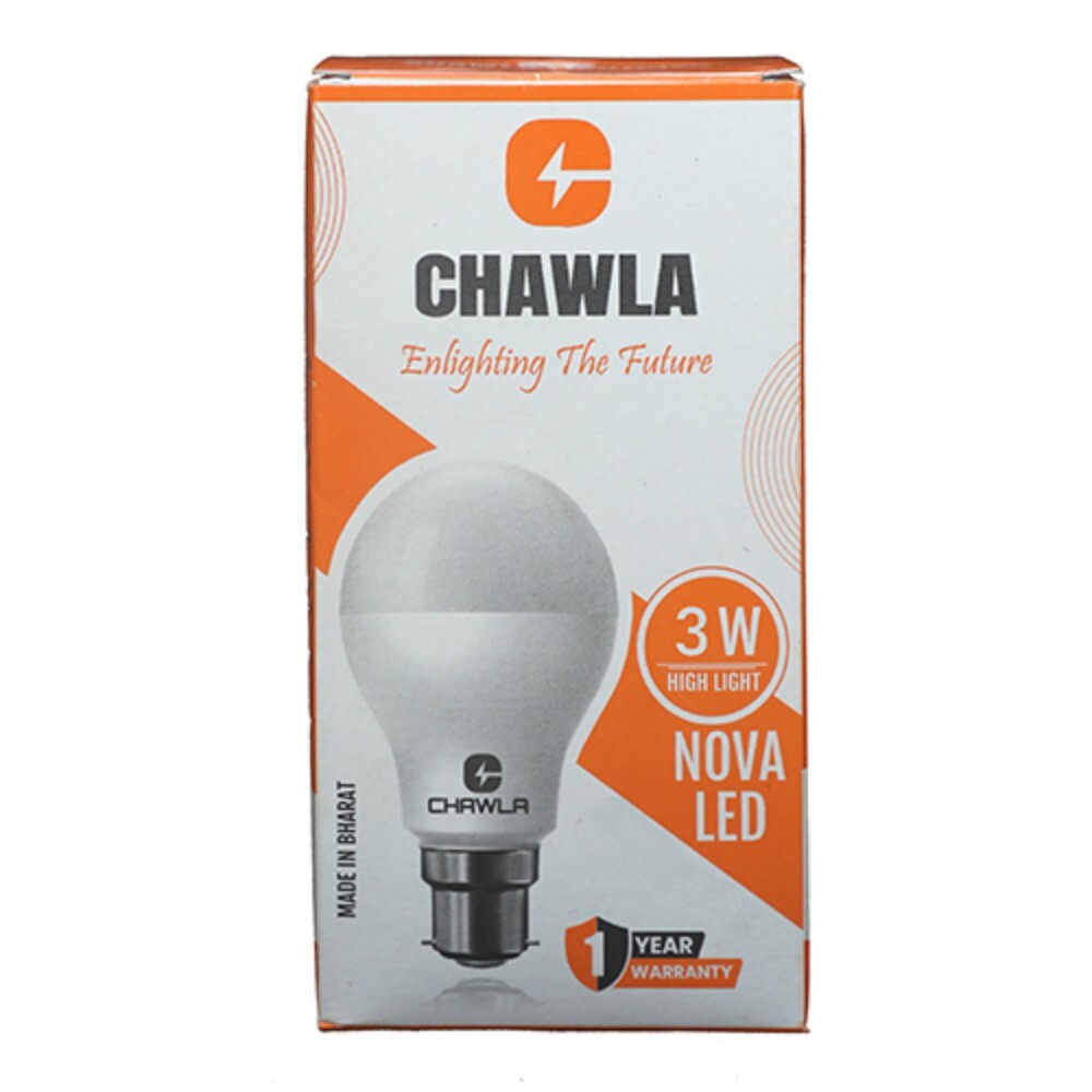 3W Led Bulb - Body Material: Ceramic