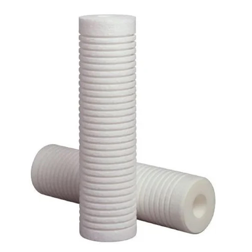 White Resin Bonded Filter Cartridge