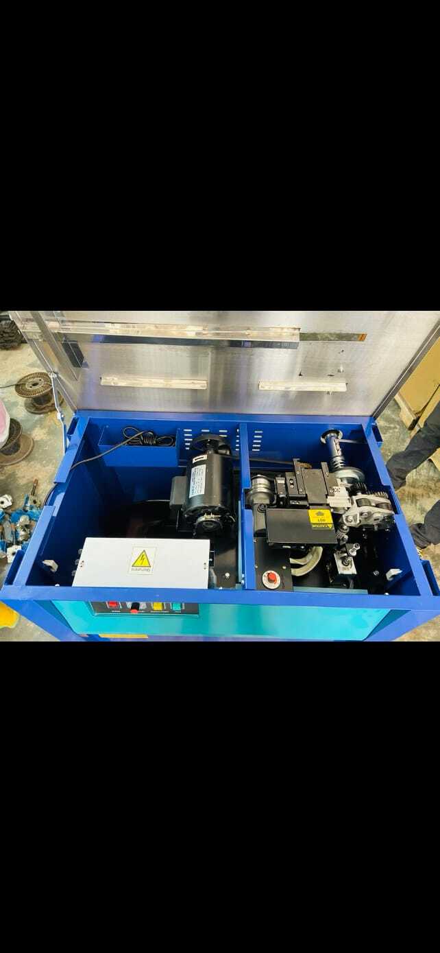 Box Strapping Machine Kh90 - 910x580x730mm, Blue | Manual Operation, Heat Sealing, 100 Kg/hr Capacity, Strap Width 6-15mm
