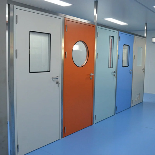 Clean Room Doors - Traditional Type, Horizontal Open Style, Various Sizes, Sleek Blue Color | Ideal For Laboratories And Pharmaceutical Facilities