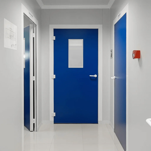 Clean Room Doors - Traditional Type, Horizontal Open Style, Various Sizes, Sleek Blue Color | Ideal For Laboratories And Pharmaceutical Facilities