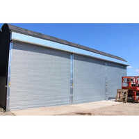 Galvalume Rolling Shutters - Color: Grey