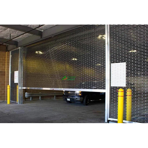 Grill Rolling Shutters - Color: Silver