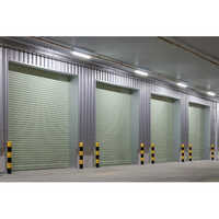 Ms Galvanised Rolling Shutters - Color: Grey