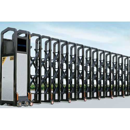Folding And Retractable Gates - Color: Black