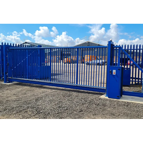 Automatic Motorised Sliding Gates - Color: Green