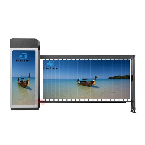 Advertising Boom Barriers - Color: White