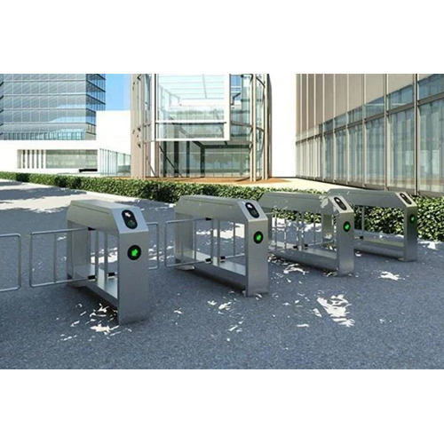 Swing Barriers - Color: Silver
