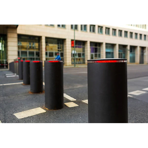 Steel Automatic Bollards - High-quality Steel, Various Sizes, Sleek Silver Finish | Effortless Access Control, Durable Design, Warranty Included