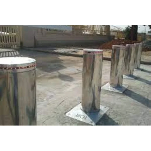 Steel Automatic Bollards - High-quality Steel, Various Sizes, Sleek Silver Finish | Effortless Access Control, Durable Design, Warranty Included